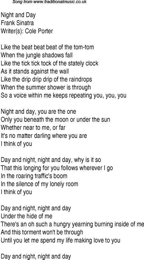 night and day lyrics|day and night song lyrics.